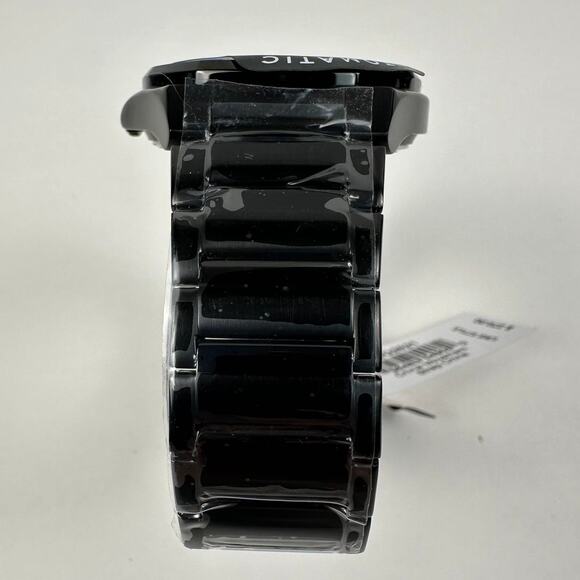 Fossil Mens Automatic Watch Skeleton Evanston Black Stainless Steel BQ2621 - Picture 6 of 8